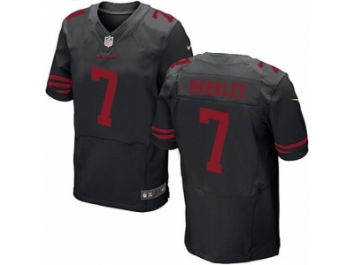  San Francisco 49ers 7 Matt Barkley Elite Black NFL Jersey