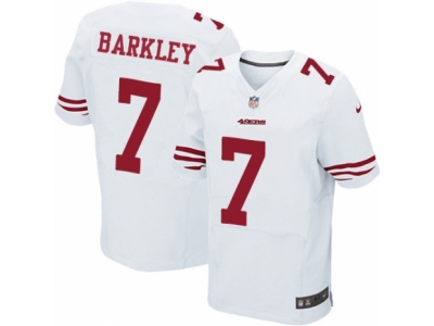  San Francisco 49ers 7 Matt Barkley Elite White NFL Jersey