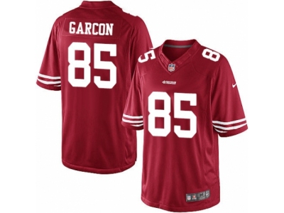 San Francisco 49ers 85 Pierre Garcon Limited Red Team Color NFL Jersey