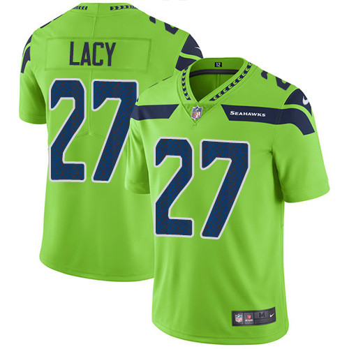  Seahawks 27 Eddie Lacy Green Vapor Untouchable Player Limited Jersey