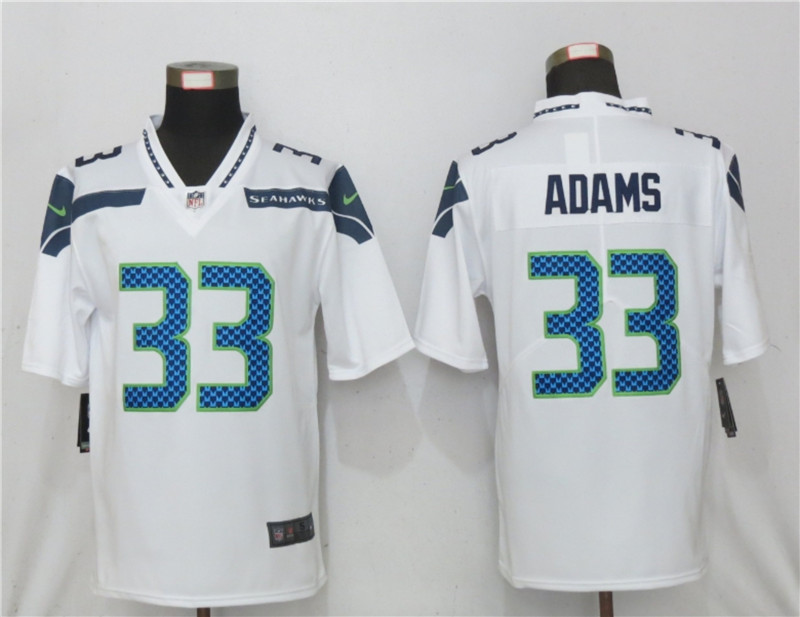 Nike Seahawks 33 Jamal Adams White Vapor Untouchable Limited Jersey