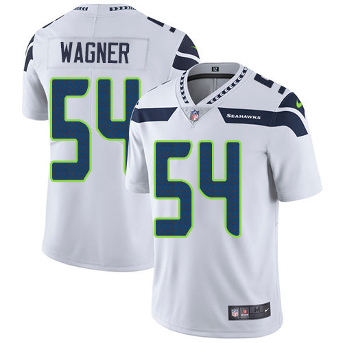  Seahawks 54 Bobby Wagner White Vapor Untouchable Player Limited Jersey