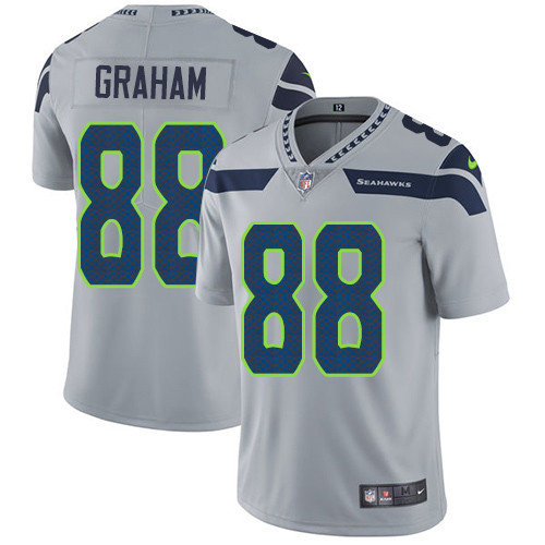  Seahawks 88 Jimmy Graham Gray Vapor Untouchable Player Limited Jersey