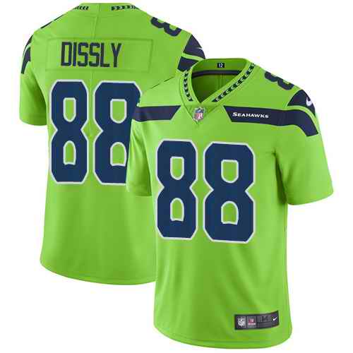  Seahawks 88 Will Dissly Green Vapor Untouchable Limited Jersey