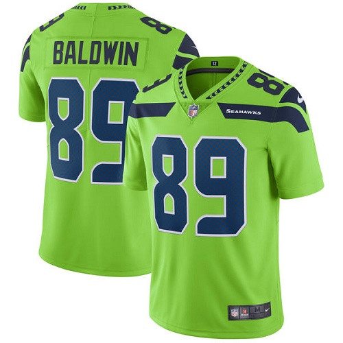  Seahawks 89 Doug Baldwin Green Vapor Untouchable Player Limited Jersey