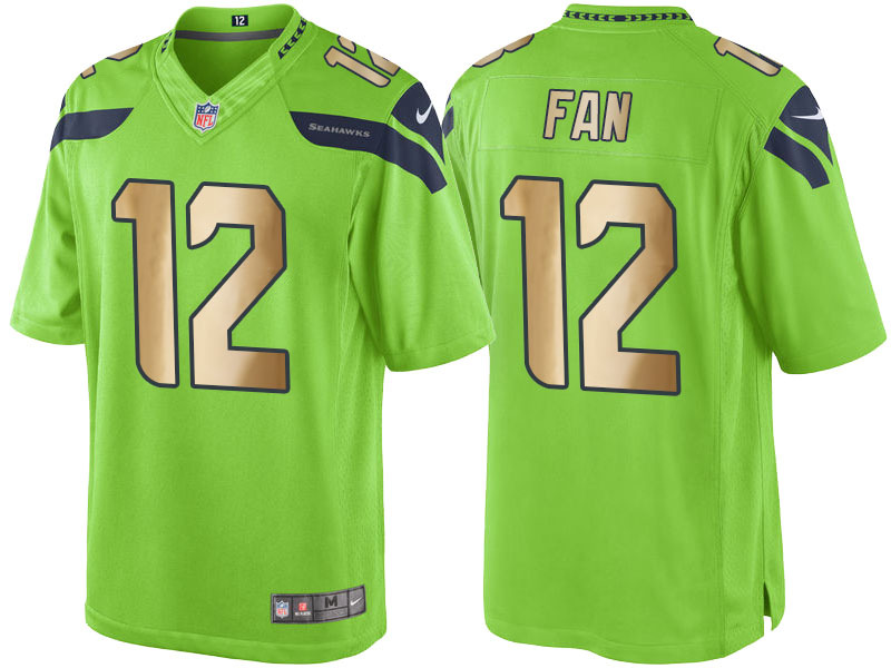 action green seahawks jersey 12