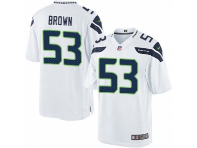  Seattle Seahawks 53 Arthur Brown Limited White NFL Jersey