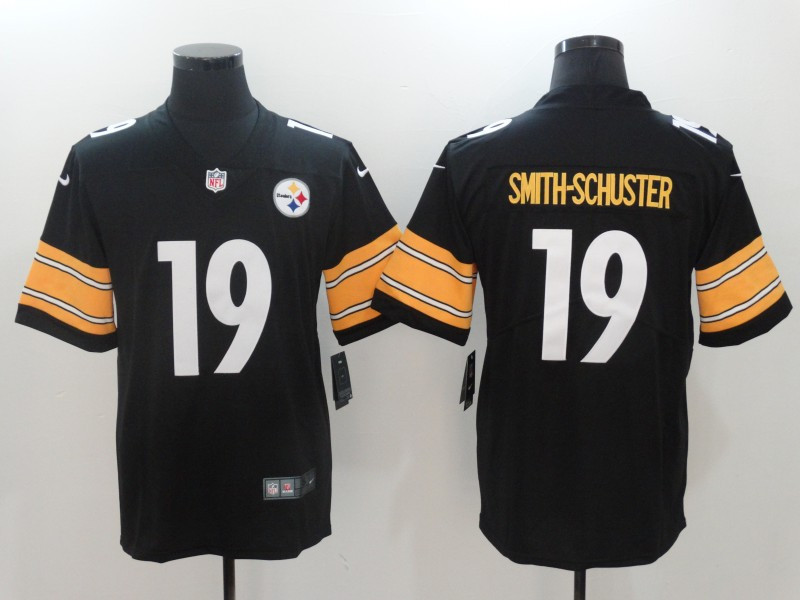  Steelers 19 JuJu Smith Schuster Black Vapor Untouchable Player Limited Jersey