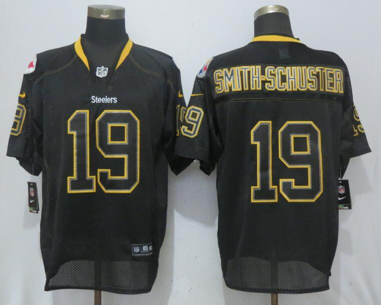  Steelers 19 JuJu Smith Schuster Lights Out Black Elite Jersey