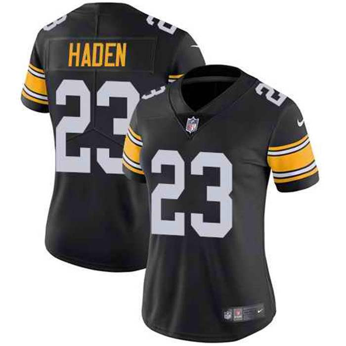  Steelers 23 Joe Haden Black Alternate Women Vapor Untouchable Limited Jersey