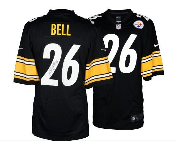  Steelers 26 Le'Veon Bell Black Signature Edition Elite Jersey