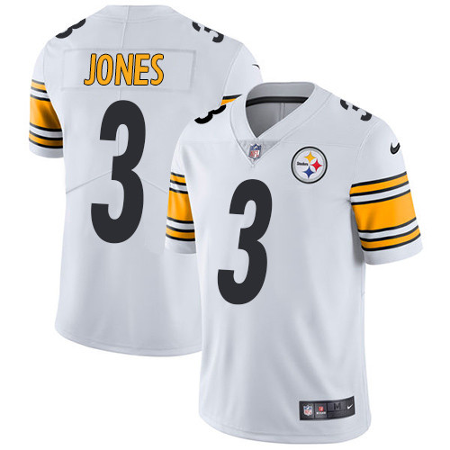  Steelers 3 Landry Jones White Vapor Untouchable Player Limited Jersey