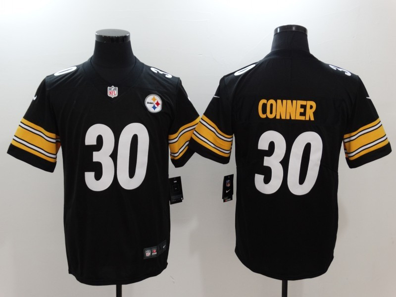  Steelers 30 James Conner Black Vapor Untouchable Player Limited Jersey