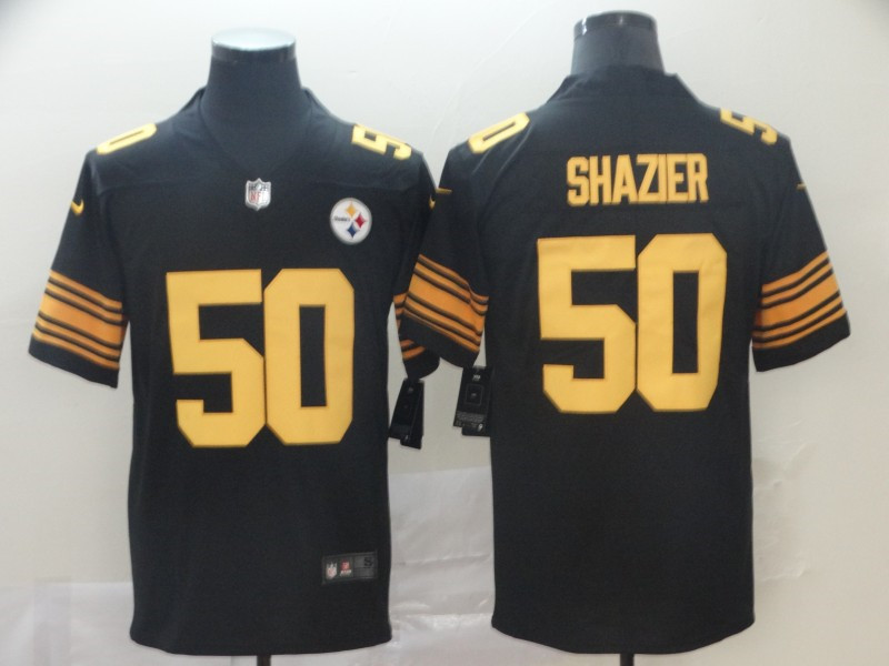  Steelers 50 Ryan Shazier Black Color Rush Limited Jersey