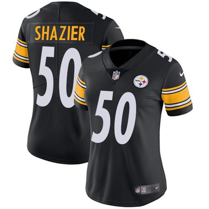  Steelers 50 Ryan Shazier Black Women Vapor Untouchable Limited Jersey