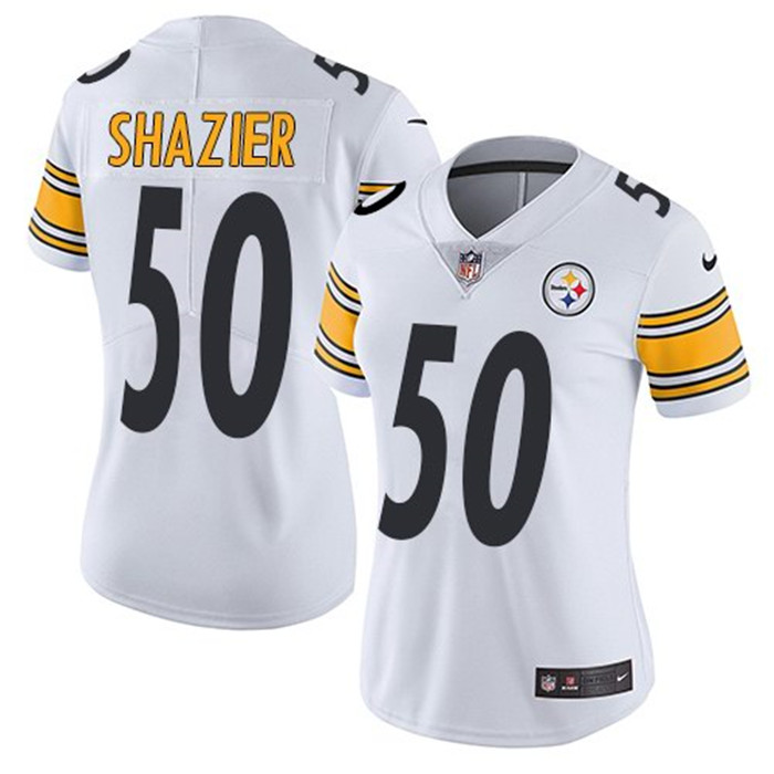  Steelers 50 Ryan Shazier White Women Vapor Untouchable Limited Jersey