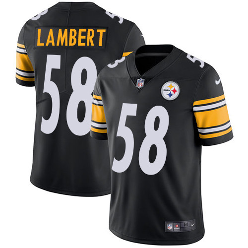  Steelers 58 Jack Lambert Black Vapor Untouchable Player Limited Jersey
