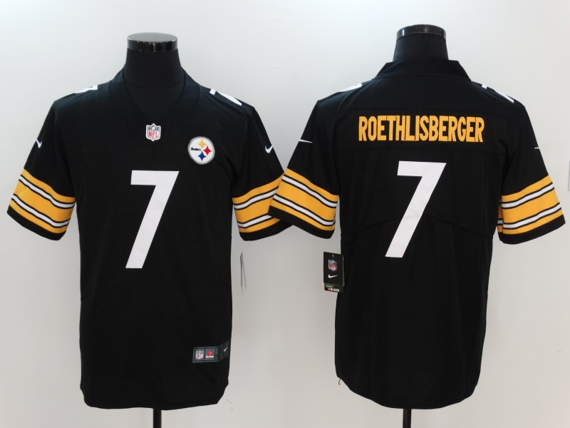  Steelers 7 Ben Roethlisberger Black Vapor Untouchable Player Limited Jersey