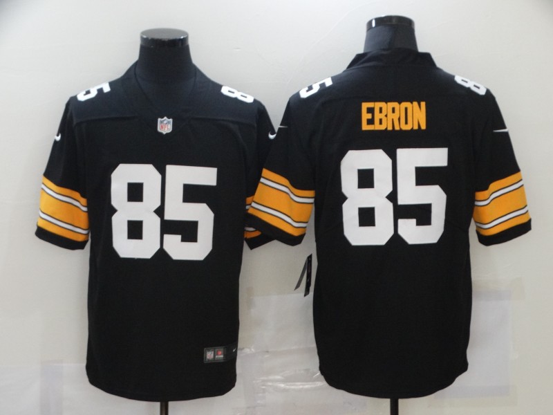 Nike Steelers 85 Eric Ebron Black Vapor Untouchable Limited Jersey