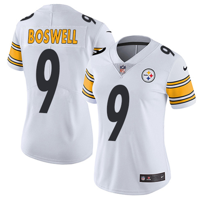  Steelers 9 Chris Boswell White Women Vapor Untouchable Limited Jersey