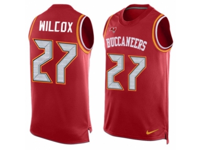  Tampa Bay Buccaneers 27 J J Wilcox Limited Red Player Name Number Tank Top NFL Jersey
