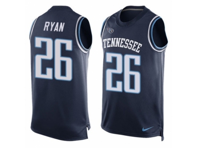  Tennessee Titans 26 Logan Ryan Limited Navy Blue Player Name Number Tank Top Tank Top NFL Jersey