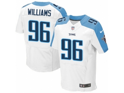  Tennessee Titans 96 Sylvester Williams Elite White NFL Jersey