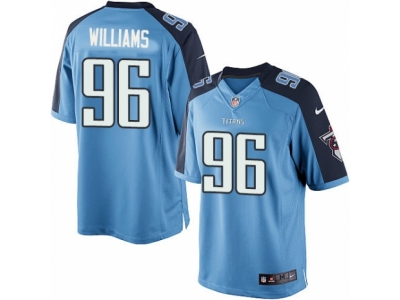  Tennessee Titans 96 Sylvester Williams Limited Light Blue Team Color NFL Jersey