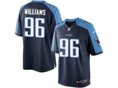  Tennessee Titans 96 Sylvester Williams Limited Navy Blue Alternate NFL Jersey