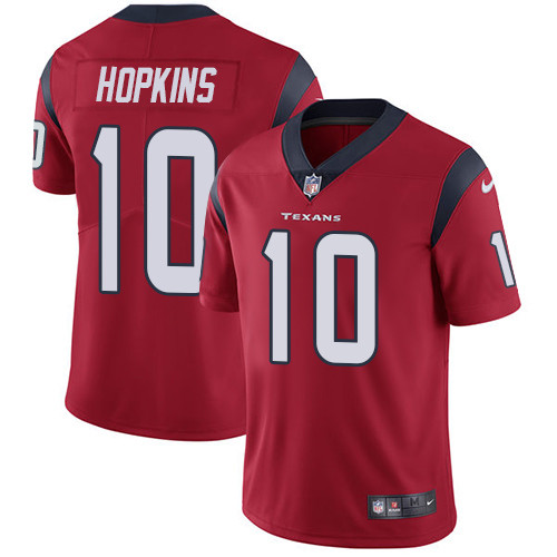  Texans 10 DeAndre Hopkins Red Vapor Untouchable Player Limited Jersey