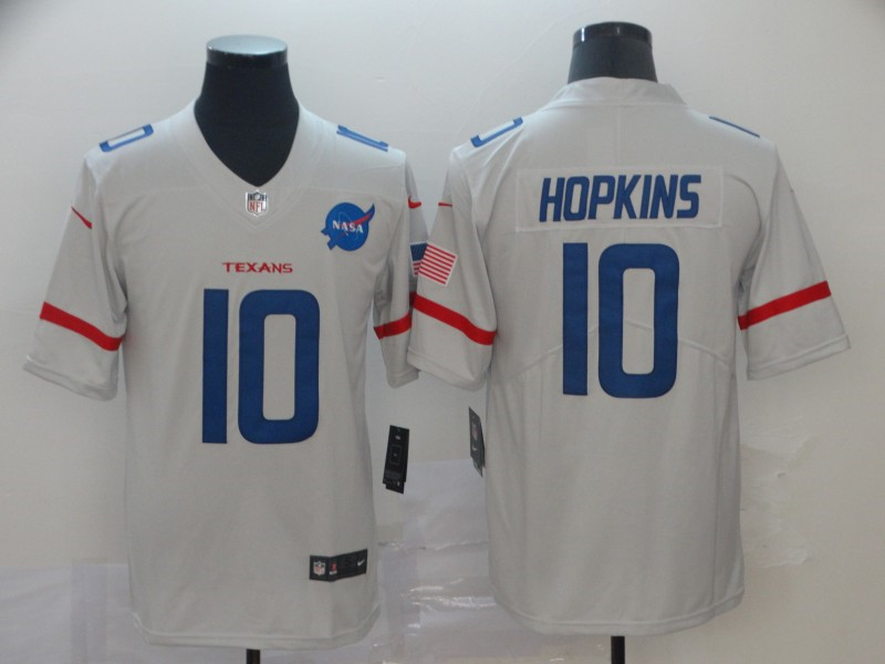 Nike Texans 10 DeAndre Hopkins White City Edition Vapor Untouchable Limited Jersey