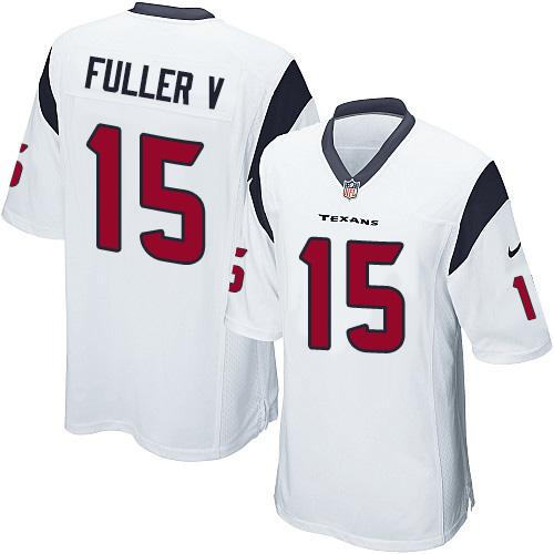  Texans 15 Will Fuller V White Youth Stitched NFL Elite Jersey