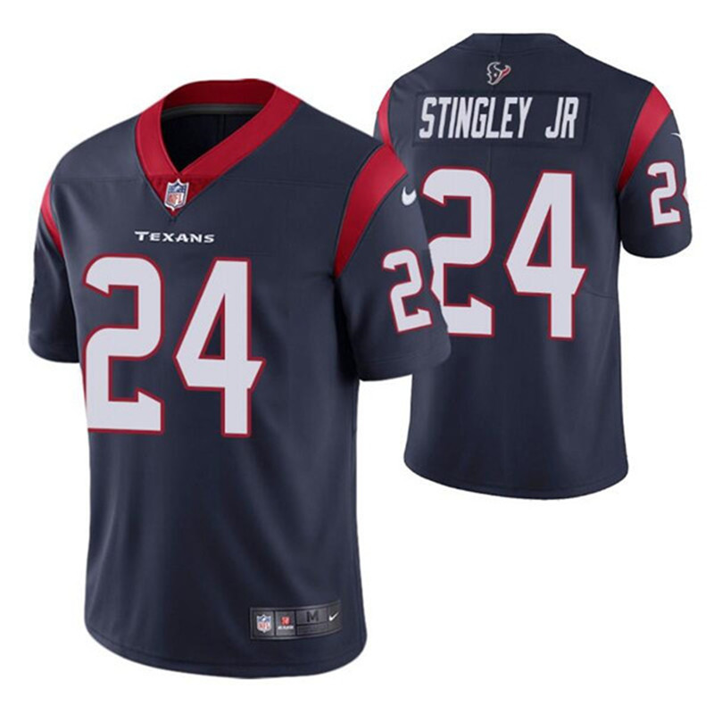 Nike Texans 24 Derek Stingley Jr. Navy Vapor Untouchable Limited Jersey