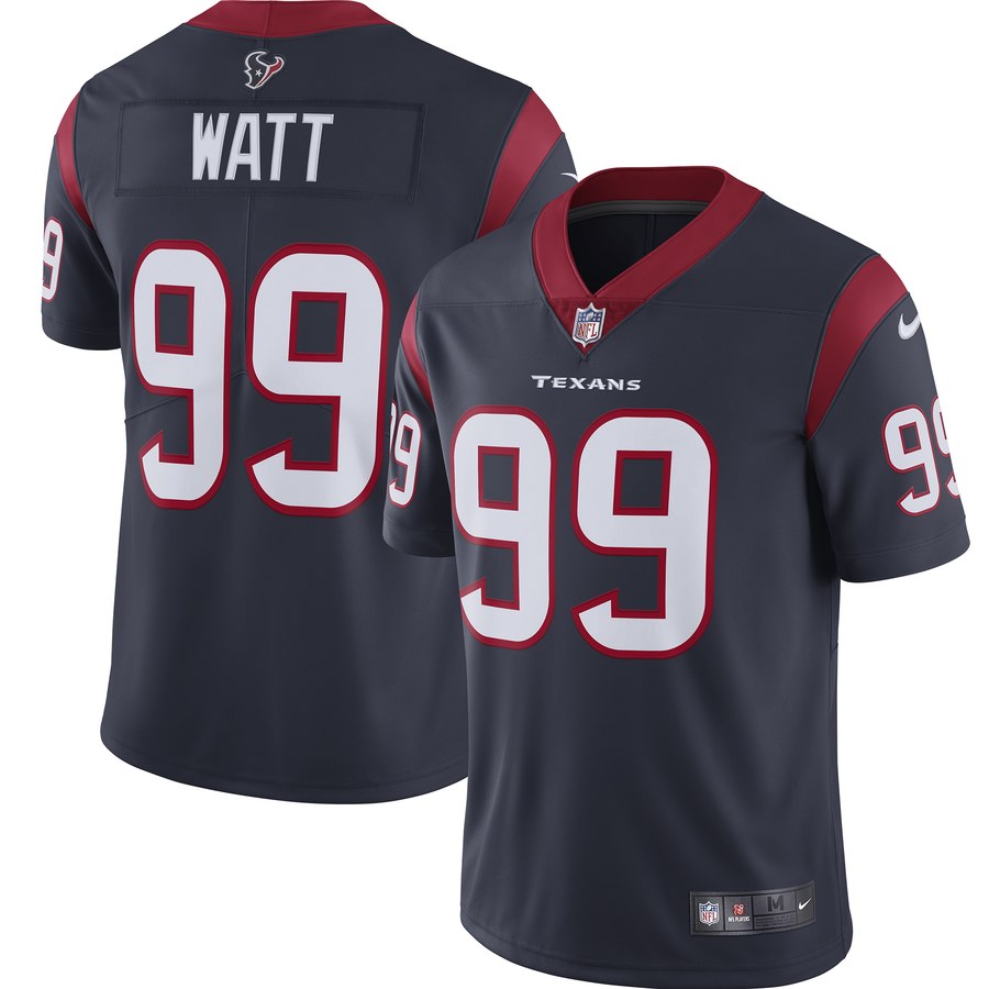 Nike Texans 99 J.J. Watt Navy New 2019 Vapor Untouchable Limited Jersey