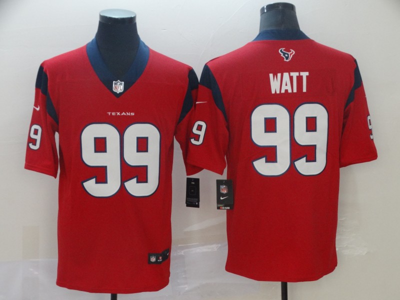 Nike Texans 99 J.J. Watt Red New 2019 Vapor Untouchable Limited Jersey