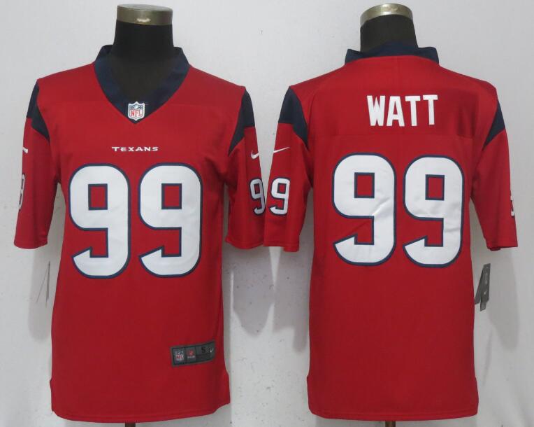  Texans 99 J.J. Watt Red Vapor Untouchable Limited Jersey