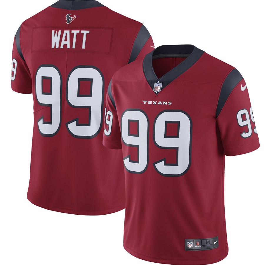 Nike Texans 99 J.J. Watt Red Youth New 2019 Vapor Untouchable Limited Jersey