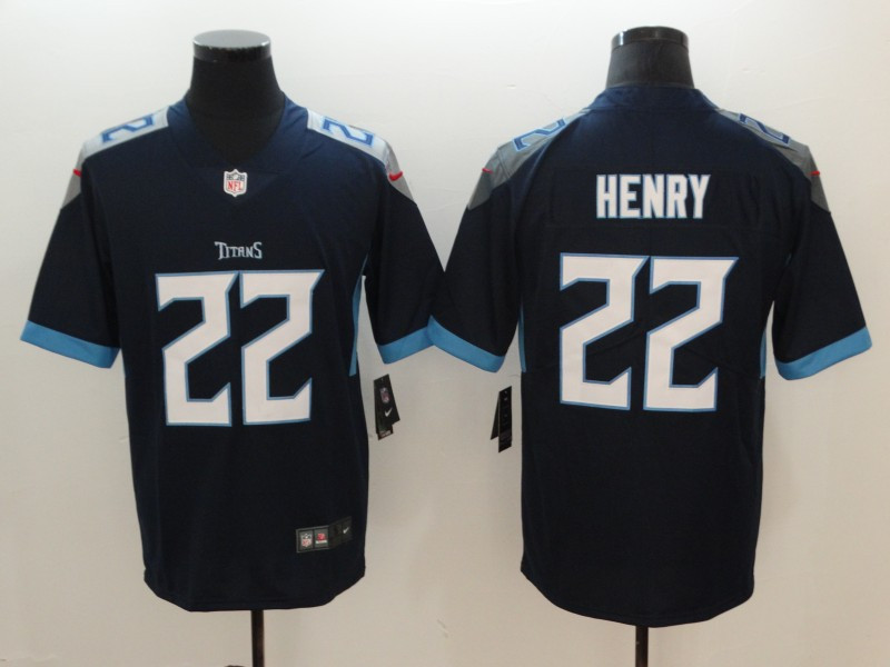  Titans 22 Derrick Henry Navy Vapor Untouchable Player Limited Jersey