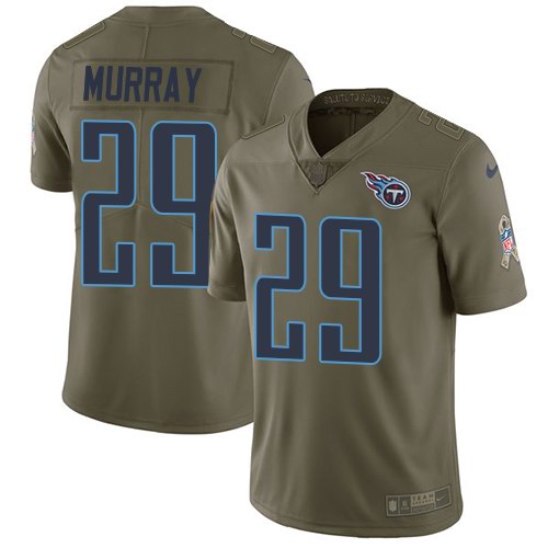  Titans 29 DeMarco Murray Olive Salute To Service Limited Jersey