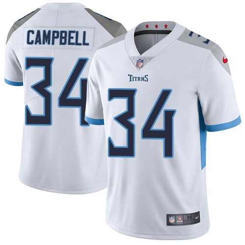  Titans 34 Earl Campbell White New 2018 Vapor Untouchable Limited Jersey