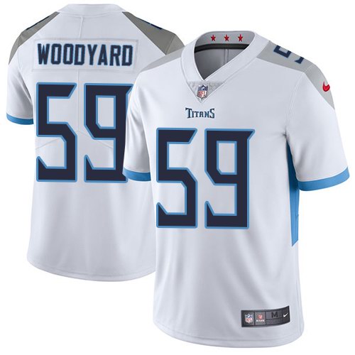  Titans 59 Wesley Woodyard White New 2018 Vapor Untouchable Limited Jersey