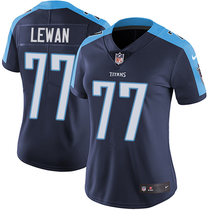  Titans 77 Tyalor Lewan Navy Women Vapor Untouchable Limited Jersey