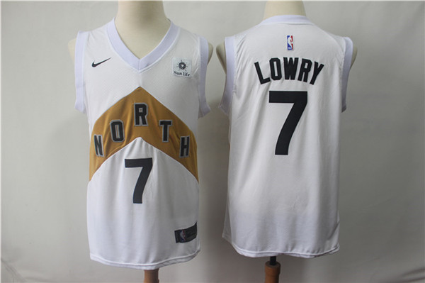  Toronto Raptors #7 Kyle Lowry White NBA Swingman City Edition Jersey