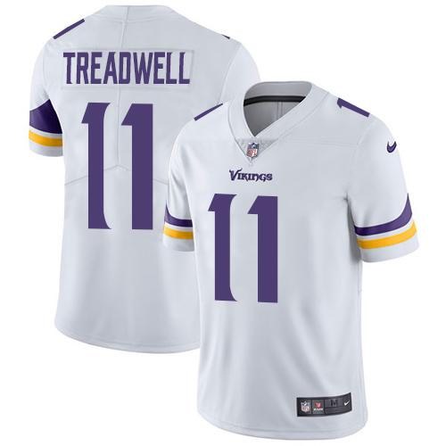  Vikings 11 Laquon Treadwell White Vapor Untouchable Limited Jersey