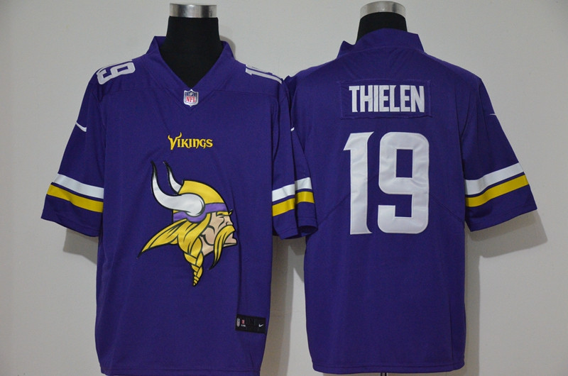 Nike Vikings 19 Adam Thielen Purple Vapor Untouchable Limited Jersey