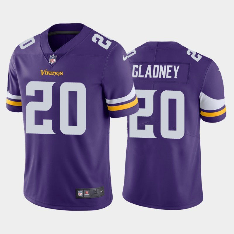 Nike Vikings 20 Jeff Gladney Purple 2020 NFL Draft First Round Pick Vapor Untouchable Limited Jersey