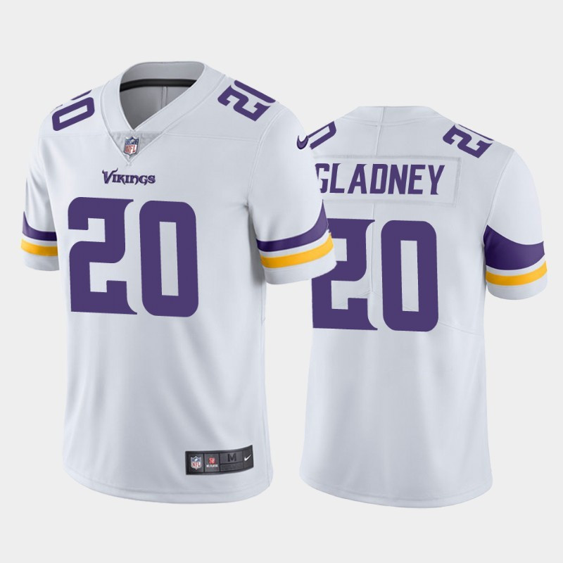Nike Vikings 20 Jeff Gladney White 2020 NFL Draft First Round Pick Vapor Untouchable Limited Jersey