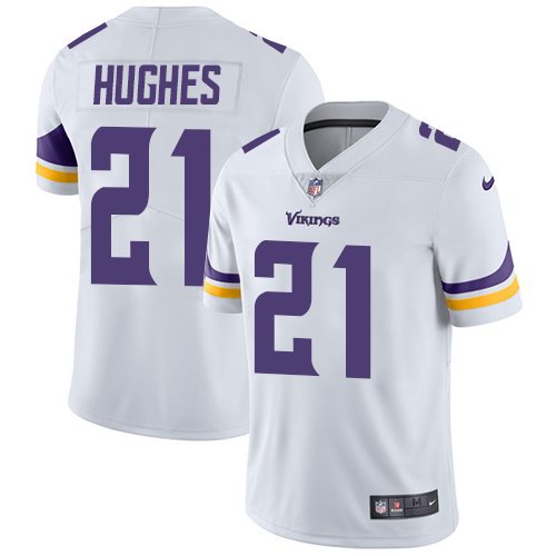  Vikings 21 Mike Hughes White Vapor Untouchable Limited Jersey