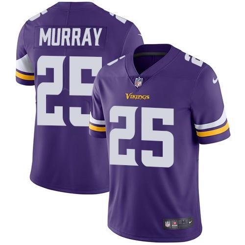  Vikings 25 Latavius Murray Purple Vapor Untouchable Limited Jersey