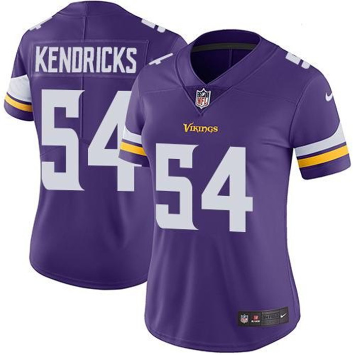  Vikings 54 Eric Kendricks Purple Women Vapor Untouchable Limited Jersey